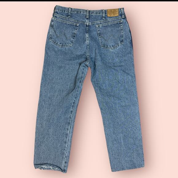 Vintage Wrangler Jeans Perfect Fade Straight Leg 34x30 Mens - Picture 4 of 6